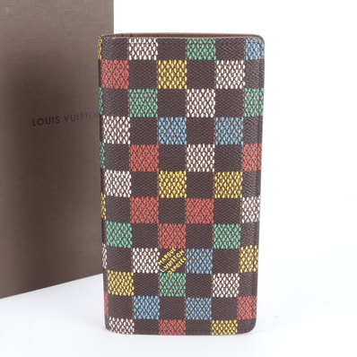 ■極美品 ルイヴィトン ダミエ ポルトフォイユ ブラザ LV バース