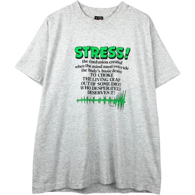 古着 90年代 フルーツオブザルーム FRUIT OF THE LOOM メッセージプリントTシャツ USA製 メンズXL相当 ヴィンテージ/eaa652507