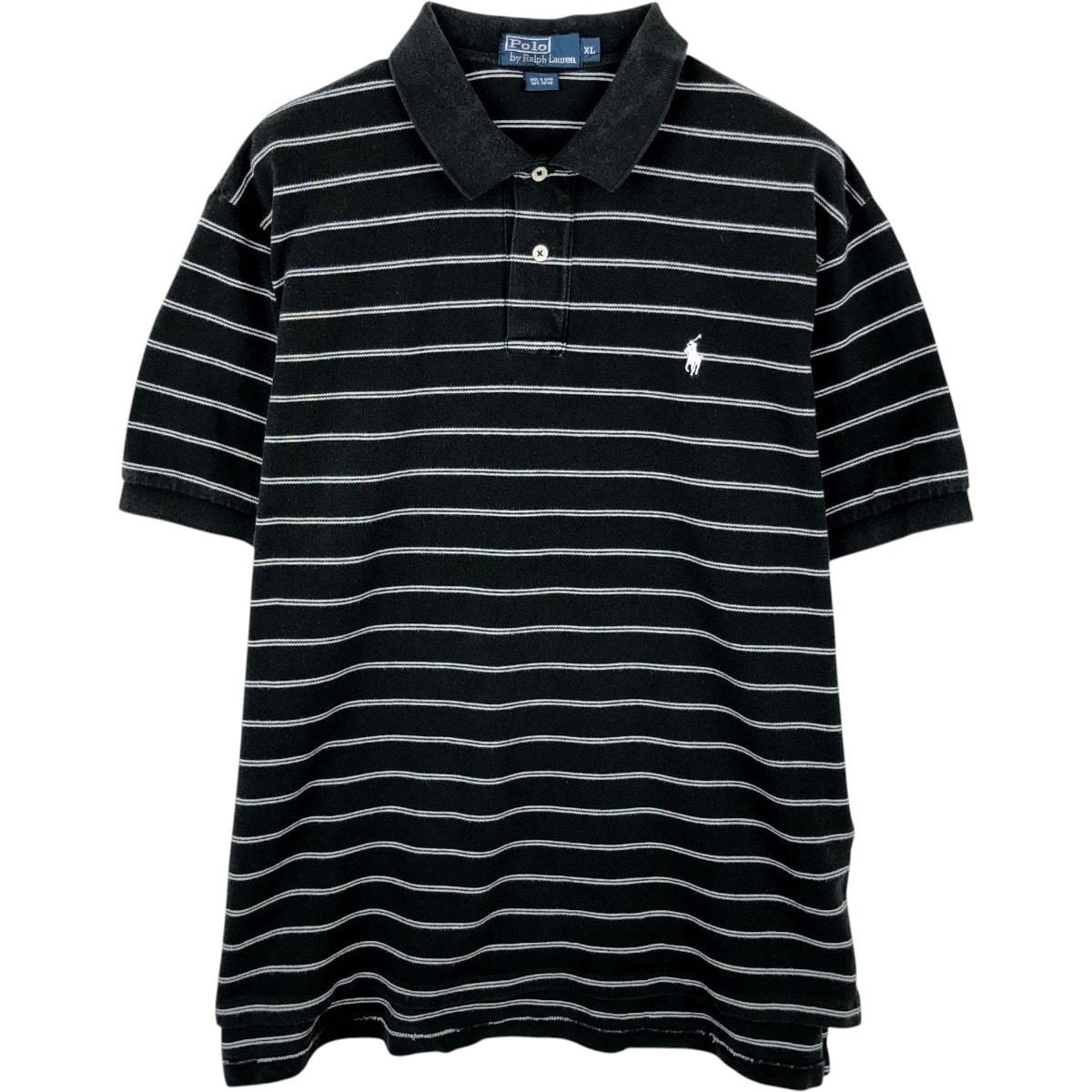 古着 ラルフローレン Ralph Lauren POLO by Ralph Lauren 半袖 ボーダー ポロシャツ メンズXL相当/eaa657503