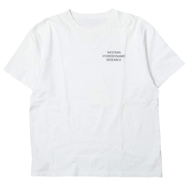 Western Hydrodynamic Research ウエスタンハイドロダイナミックリサーチ WHR アメリカ製 WORKER TEE ロゴプリントTシャツ MWHR22S8002-M 4 WHITE 半袖 トップス g28293
