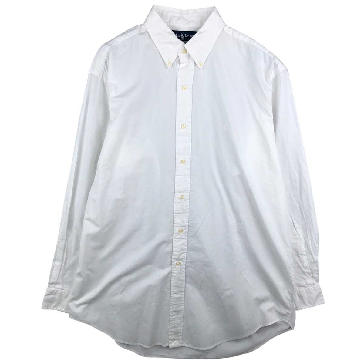 古着 ラルフローレン Ralph Lauren YARMOUTH 長袖 ボタンダウンシャツ メンズL相当/eaa608020