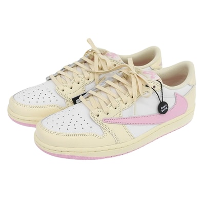 ナイキ 未使用 エア ジョーダン 1 LOW スニーカー シューズ メンズ Muslin and Shy Pink Sail 27cm IQ7604-100 9(US)