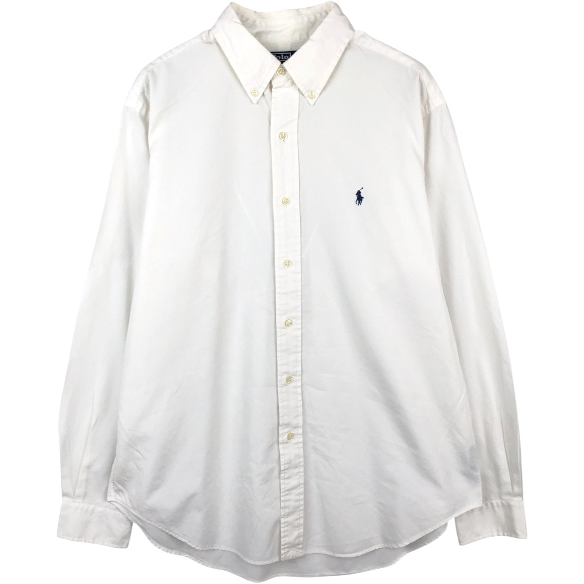 古着 ラルフローレン Ralph Lauren CLASSIC FIT 長袖 ボタンダウンシャツ メンズL相当/eaa672930