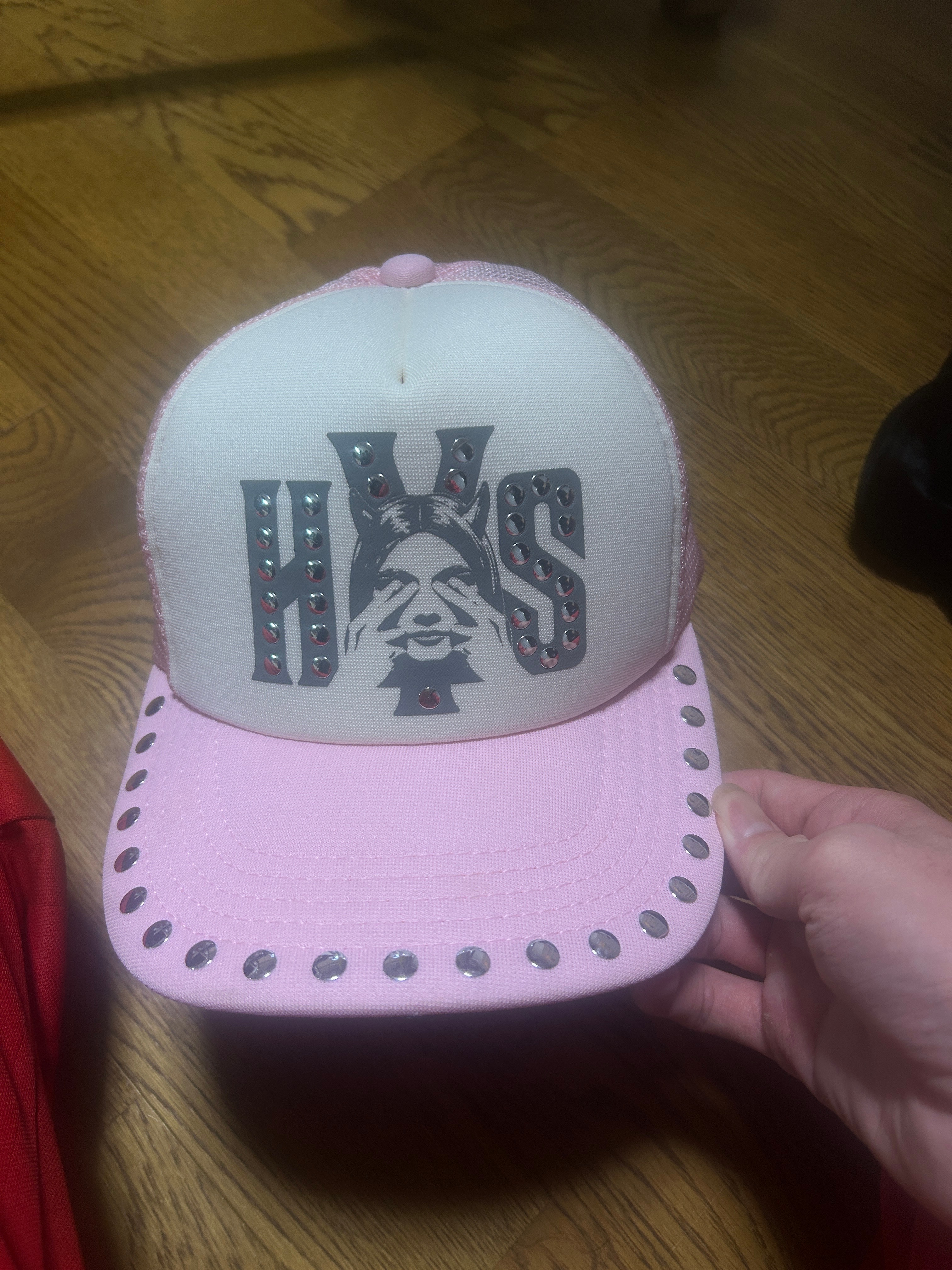 HYSTERIC GLAMOUR See No Evil Studded Mesh Cap 