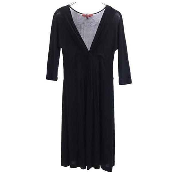 MAX MARA 7分袖 ロングワンピース