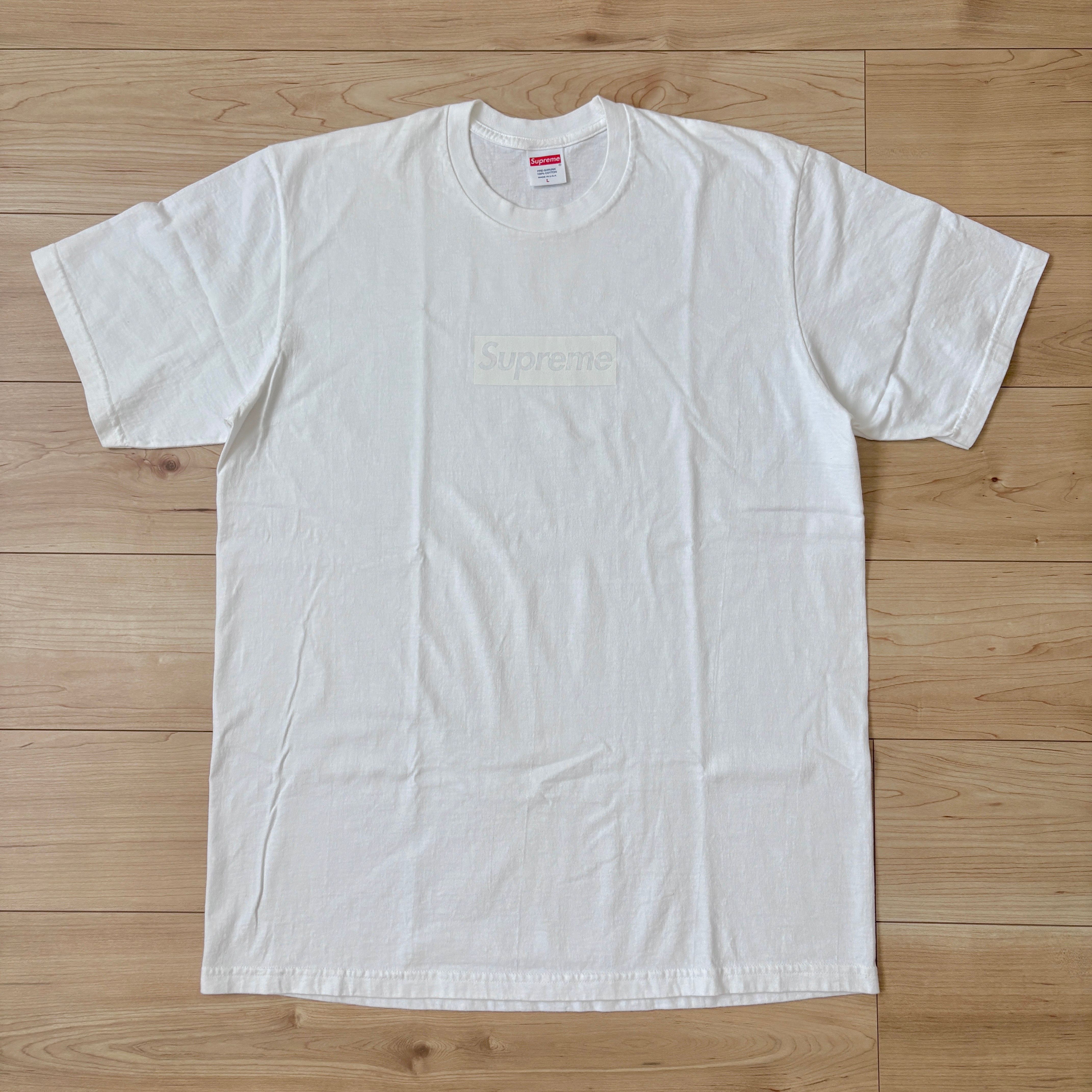 Supreme Tonal Box Logo Tee "White"