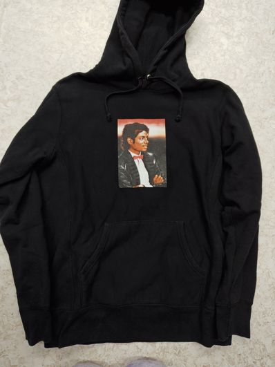 Supreme Michael Jackson Hooded Sweatshirt "Black"
