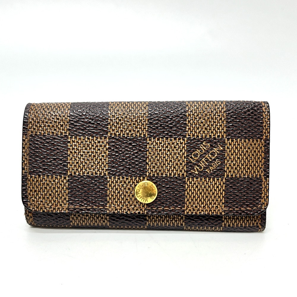 ルイヴィトン LOUIS VUITTON ミュルティクレ 4 N62631 4連 鍵 キーケース ダミエキャンバス ブラウン