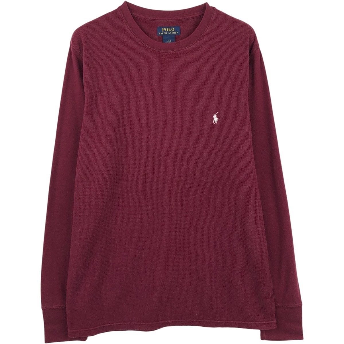 古着 ラルフローレン Ralph Lauren POLO RALPH LAUREN サーマルロンT ワッフル メンズL相当/eaa660280