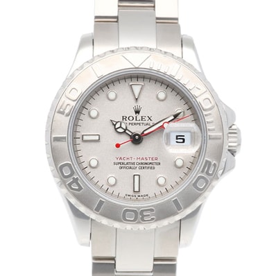 ロレックス ヨットマスター オイスターパーペチュアル 腕時計 時計 ステンレススチール 169622 自動巻き オーバーホール済 磨き直し済 P番 レディース 1年保証 ROLEX 中古