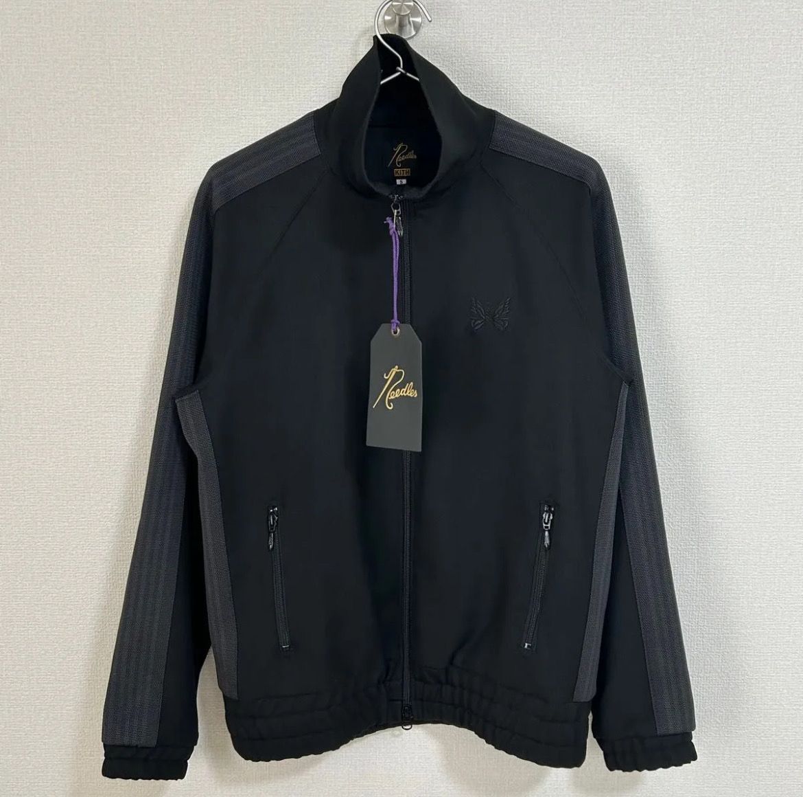 Kith x Needles Double Knit Track Jacket "Black"