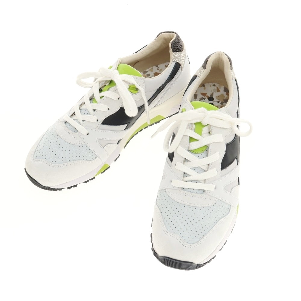 【中古】【未使用】ディアドラ Diadora N9000 ITALIA スニーカー ライトグレー【サイズ27】【メンズ】
