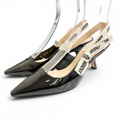 美品 クリスチャンディオール JADIOR スリングバック パンプス 35.5