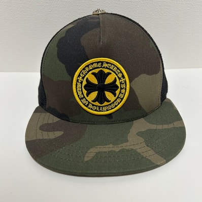 Chrome Hearts Trucker Cap Camo "Black/Khaki"