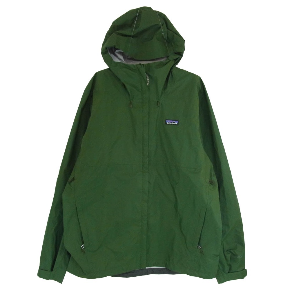 patagonia パタゴニア ジャケット 24AW 85241 Torrentshell 3L Rain jacket ナイロン マウンテン パーカー  カーキ系 L【中古】