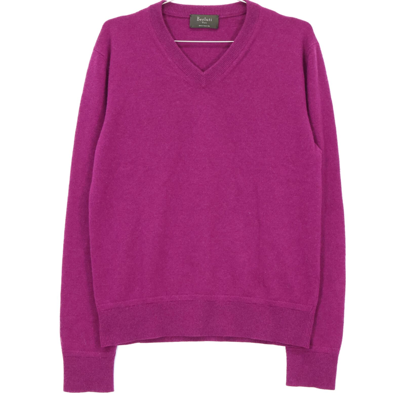ベルルッティ ﾊﾟｰﾌﾟﾙ ｶｼﾐﾔ Vﾈｯｸﾌﾟﾙｵｰﾊﾞｰﾆｯﾄ 46