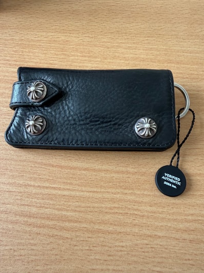 Chrome Hearts Leather Key Case "Black"