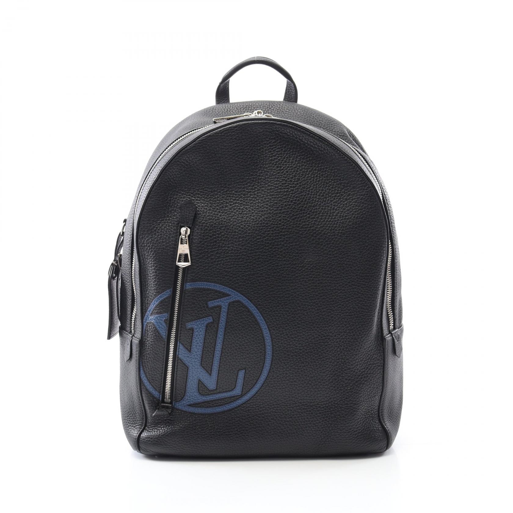 ルイ・ヴィトン LOUIS VUITTON LVサークル アルマンド リュックサック バックパック バッグ レザー トリヨンレザー トリヨンレザー ノワール メンズ ブラック系 M51454 【中古】