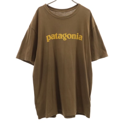 patagonia パタゴニア 半袖 Tシャツ L ブラウン アウトドア