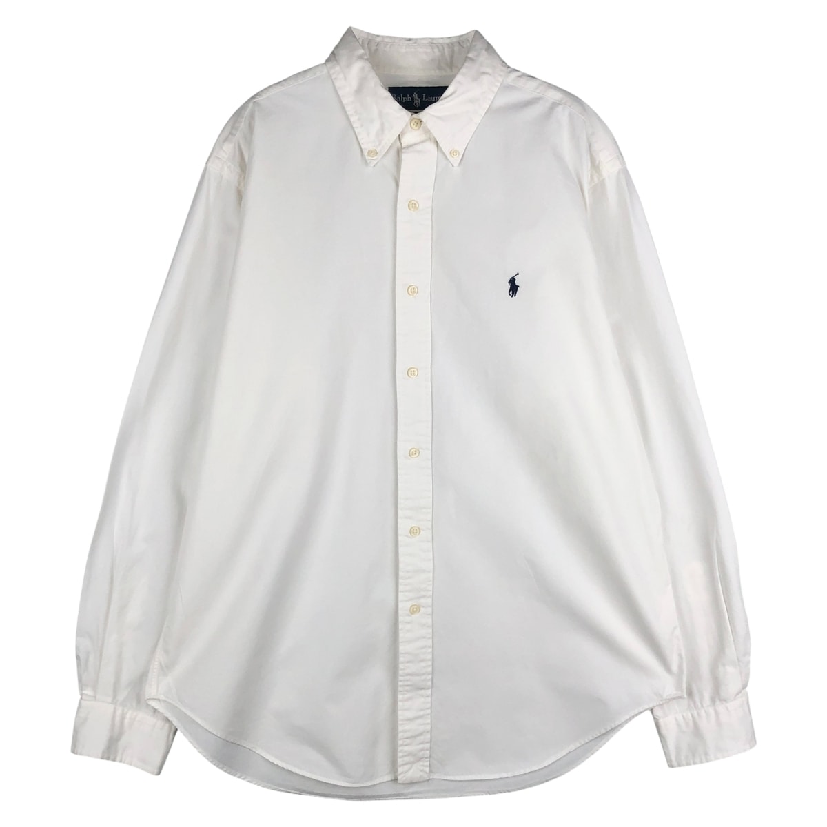 古着 ラルフローレン Ralph Lauren CLASSIC FIT クラシックフィット 長袖 ボタンダウンシャツ メンズL相当/eaa458874