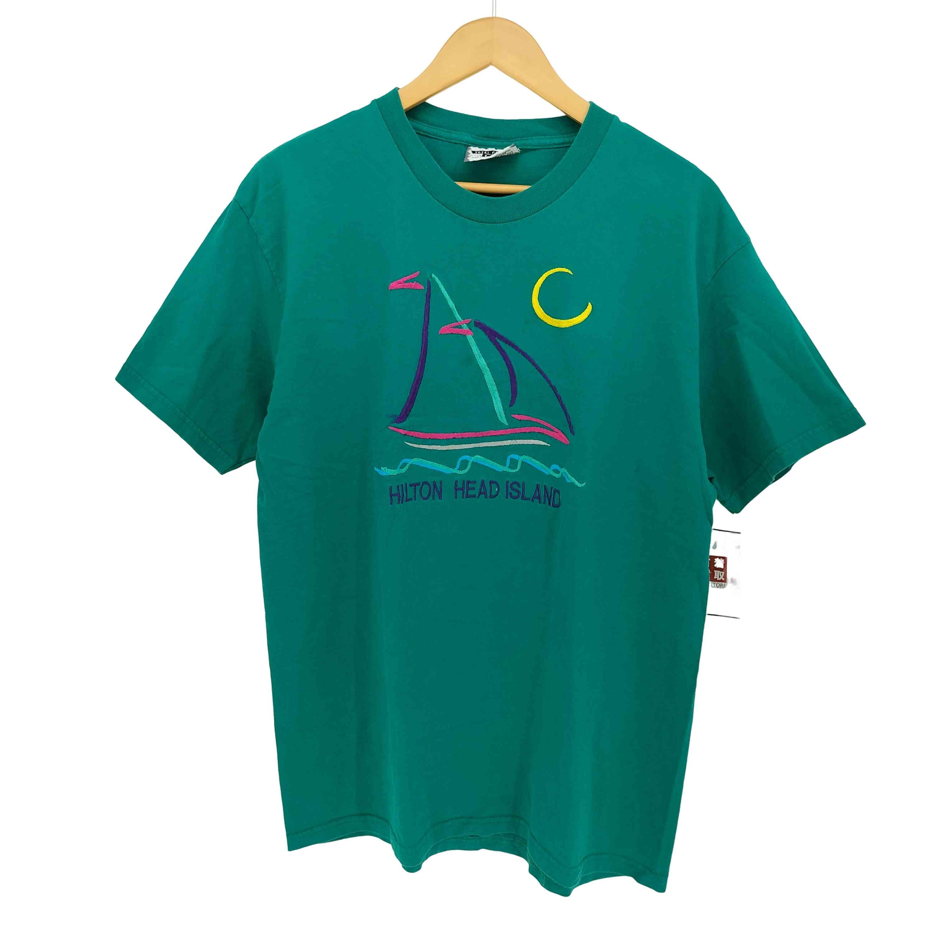 90s USA製 HILTON HEAD ISLAND クルーネックTシャツ【1138045745132】