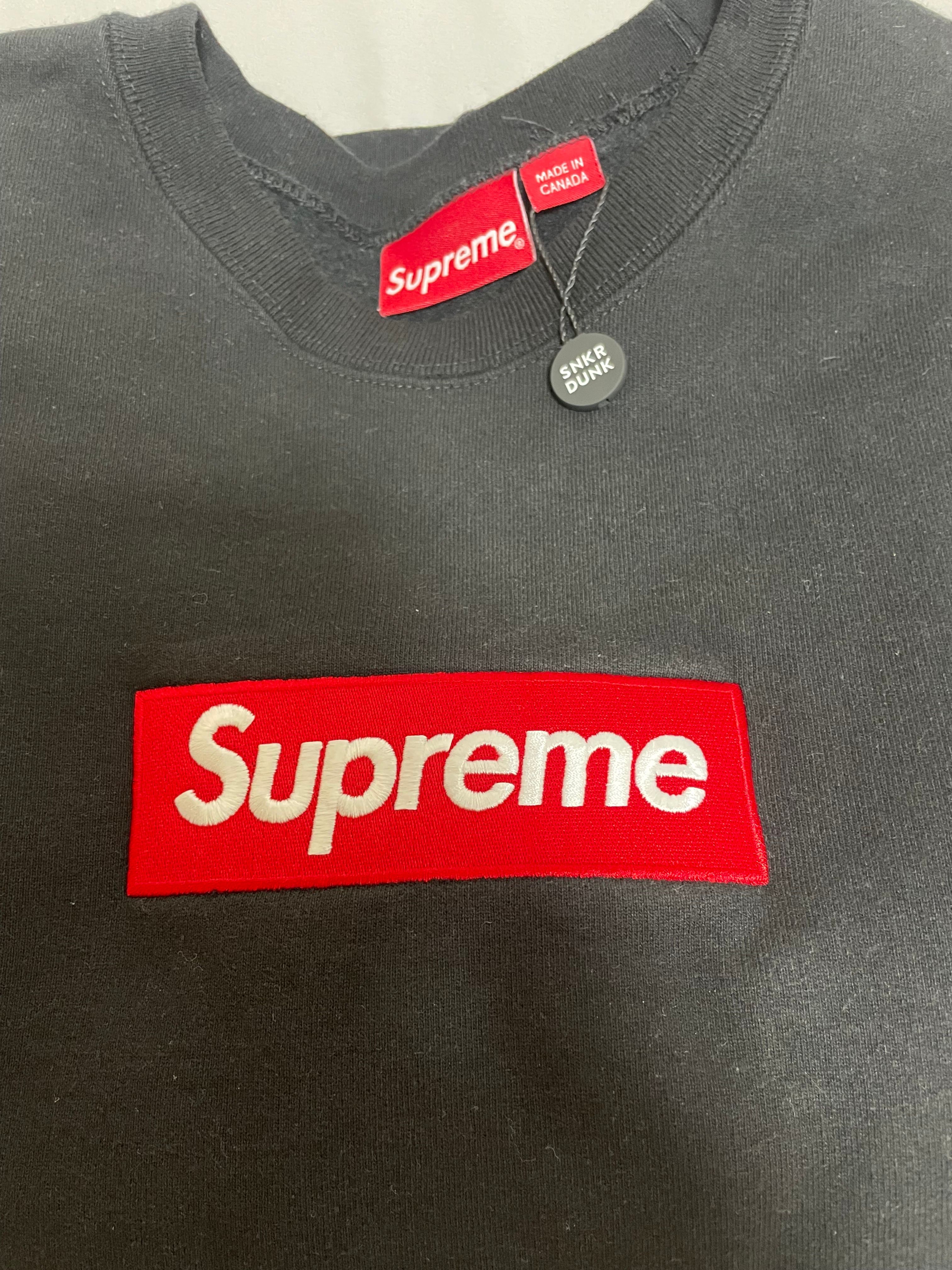 Supreme Box Logo Crewneck "Black" (22FW)