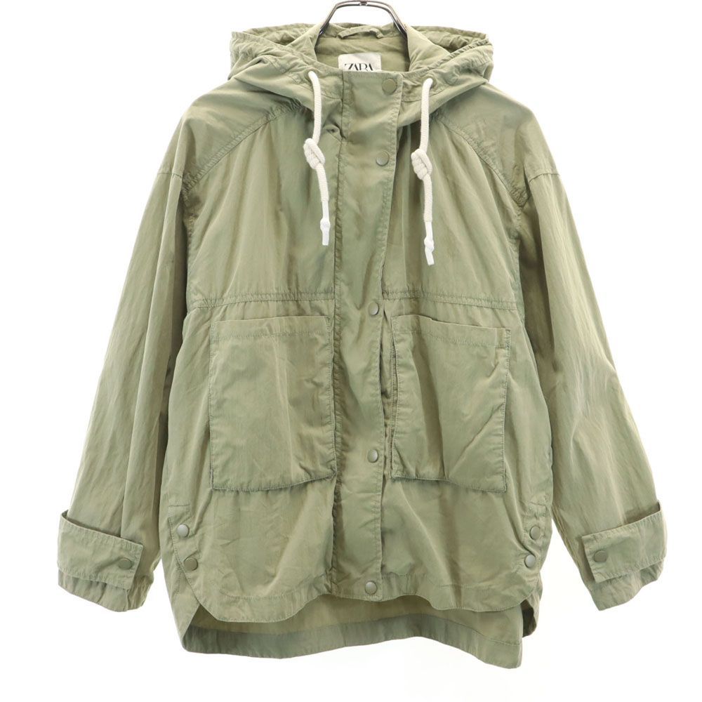 ZARA ザラ パーカー M オリーブ