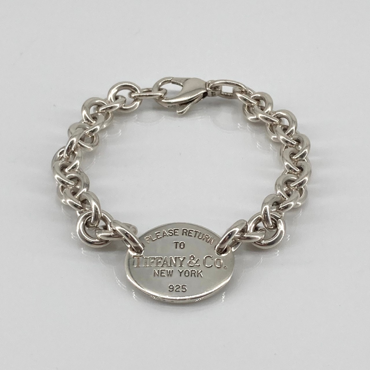 TIFFANY&Co.(ティファニー) リターン トゥ オーバルタグ Ag925 ブレスレット 27.5g シルバー