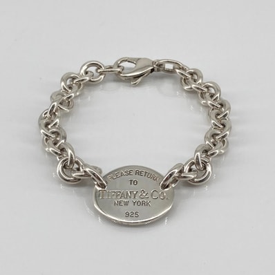 TIFFANY&Co.(ティファニー) リターン トゥ オーバルタグ Ag925 ブレスレット 27.5g シルバー