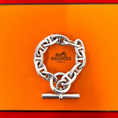 HERMES エルメス シェーヌダンクル TGM 11コマ シルバー925 ブレスレット シルバー
33520