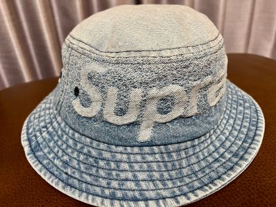 Supreme Fade Jacquard Denim Crusher "Blue"