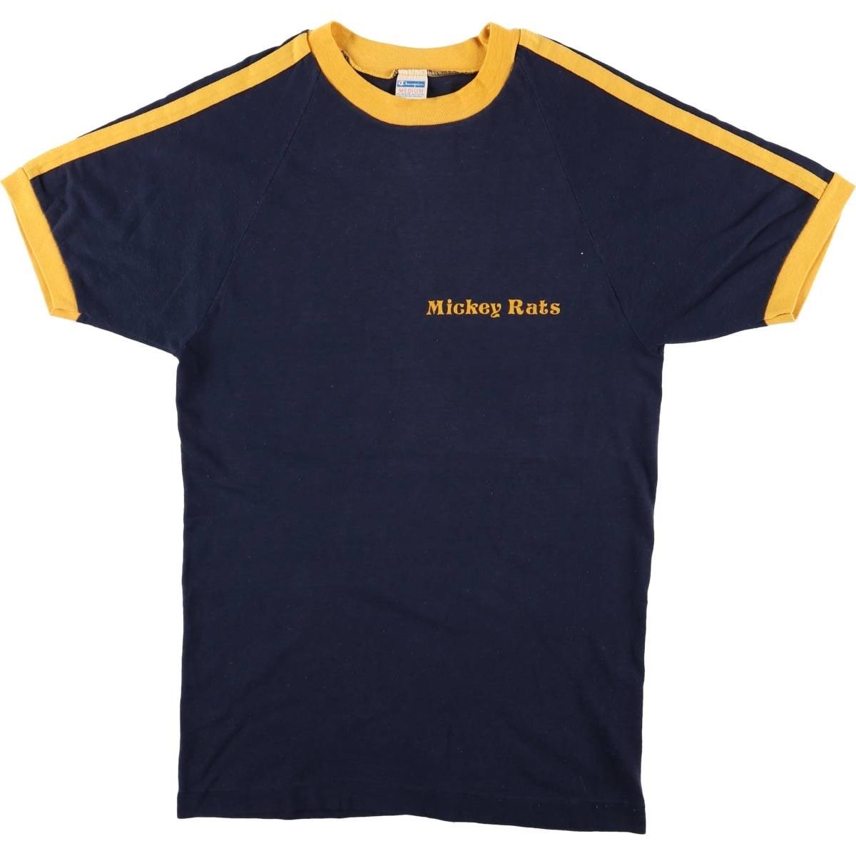 古着 70年代 チャンピオン Champion バータグ リンガーTシャツ USA製 レディースM相当 ヴィンテージ/eaa574331