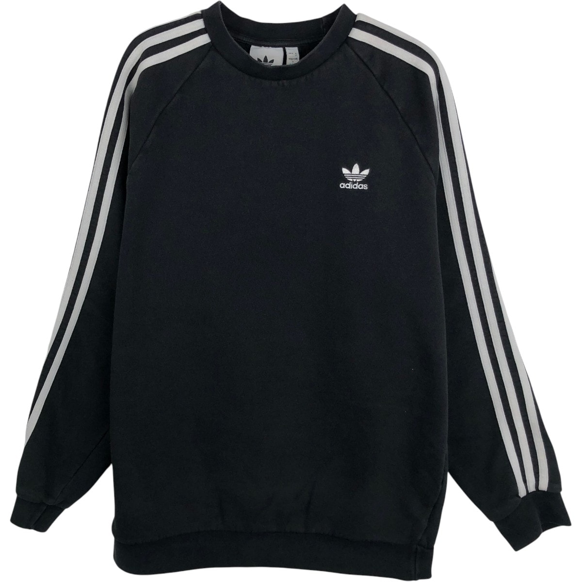 古着 アディダス adidas ワンポイントロゴスウェットシャツ トレーナー メンズM相当/eaa670432