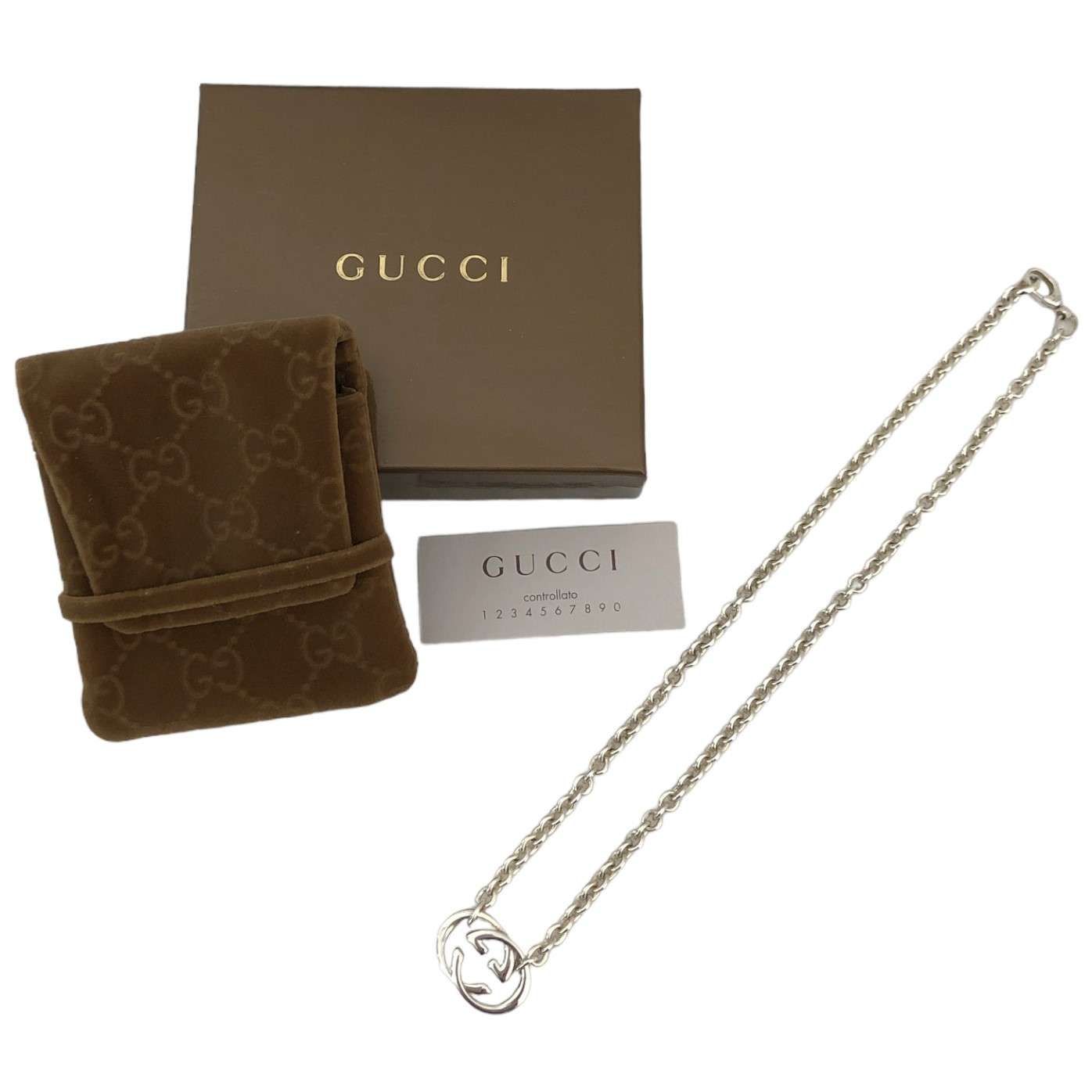 GUCCI GG Necklace "Silver"