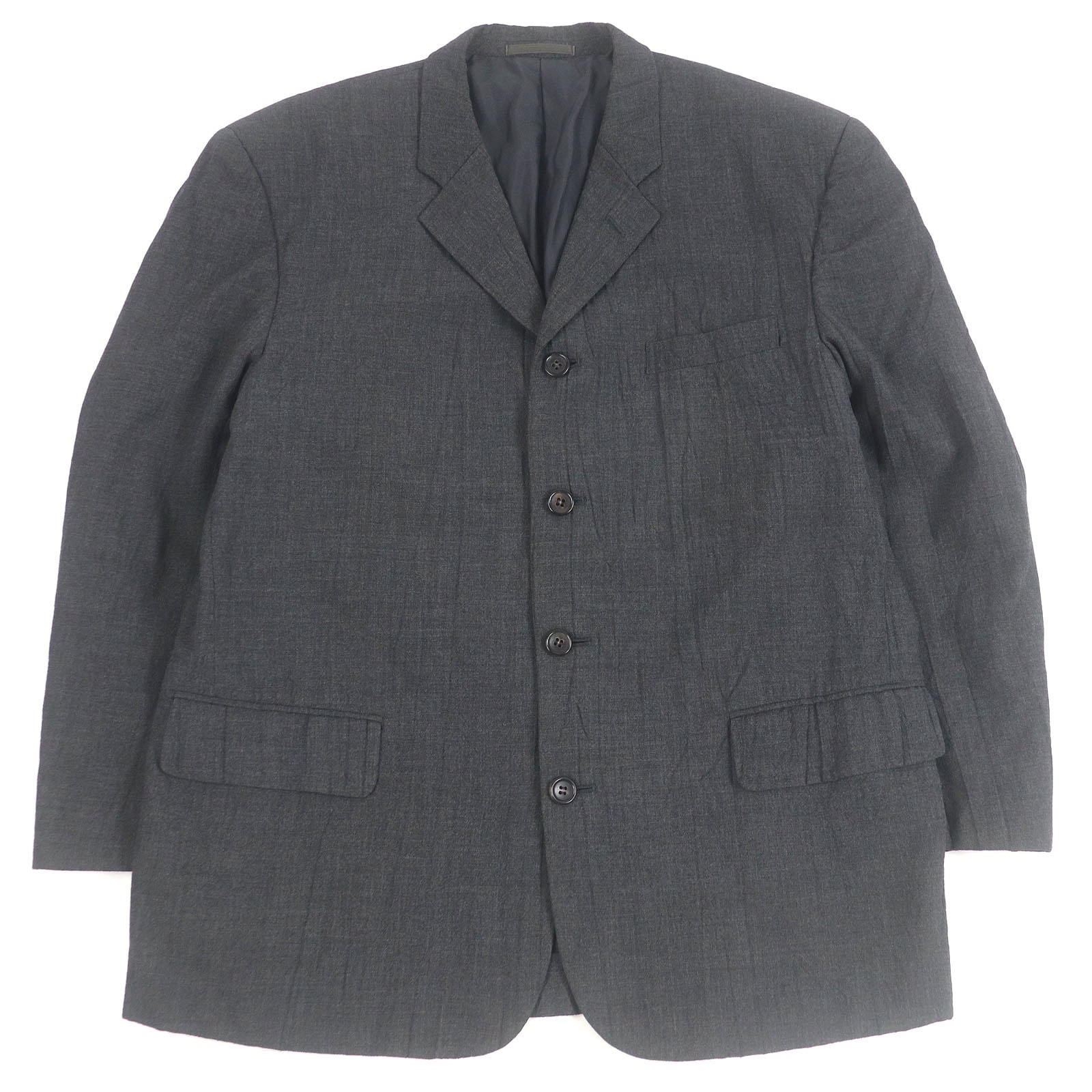 極美品 コムデギャルソンオム
テーラードジャケット チャコール メンズ S