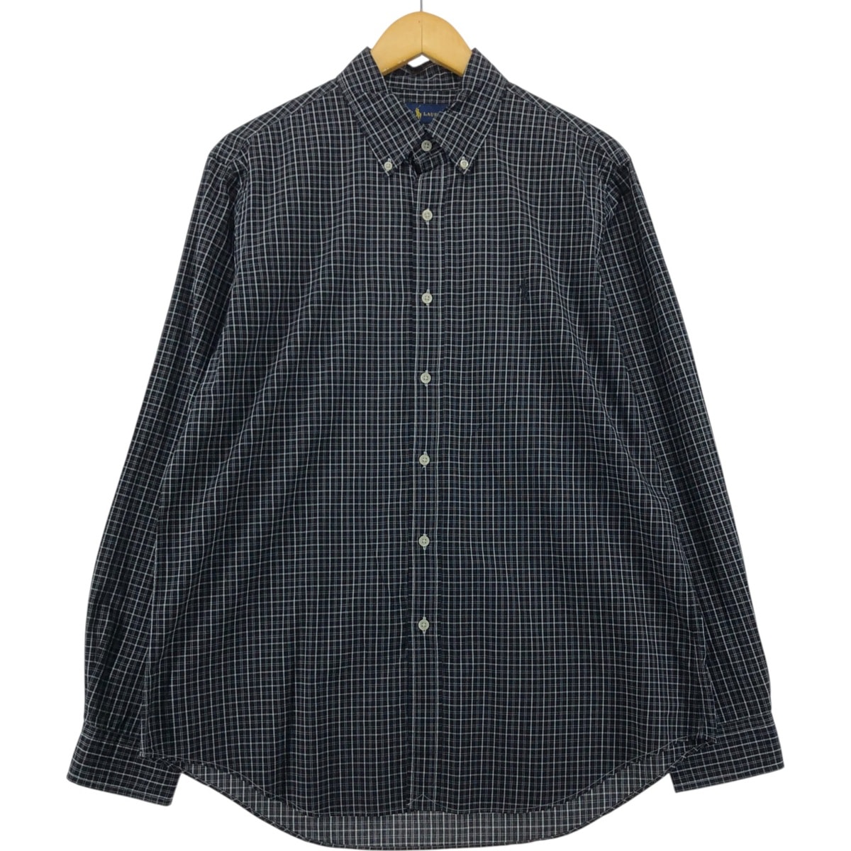 古着 ラルフローレン Ralph Lauren 長袖 ボタンダウンチェックシャツ メンズL相当/eaa554380