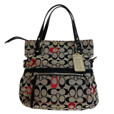 コーチ COACH ハンドバッグ シグネチャー 21189 ブラック