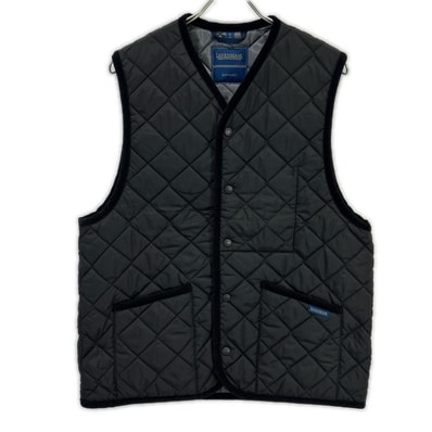 ラベンハム 【×SOPHNET.】LV10056 24AW イギリス製 ブラック VERSIZED THORNHAM オーバーサイズ キルティング ベスト M/38