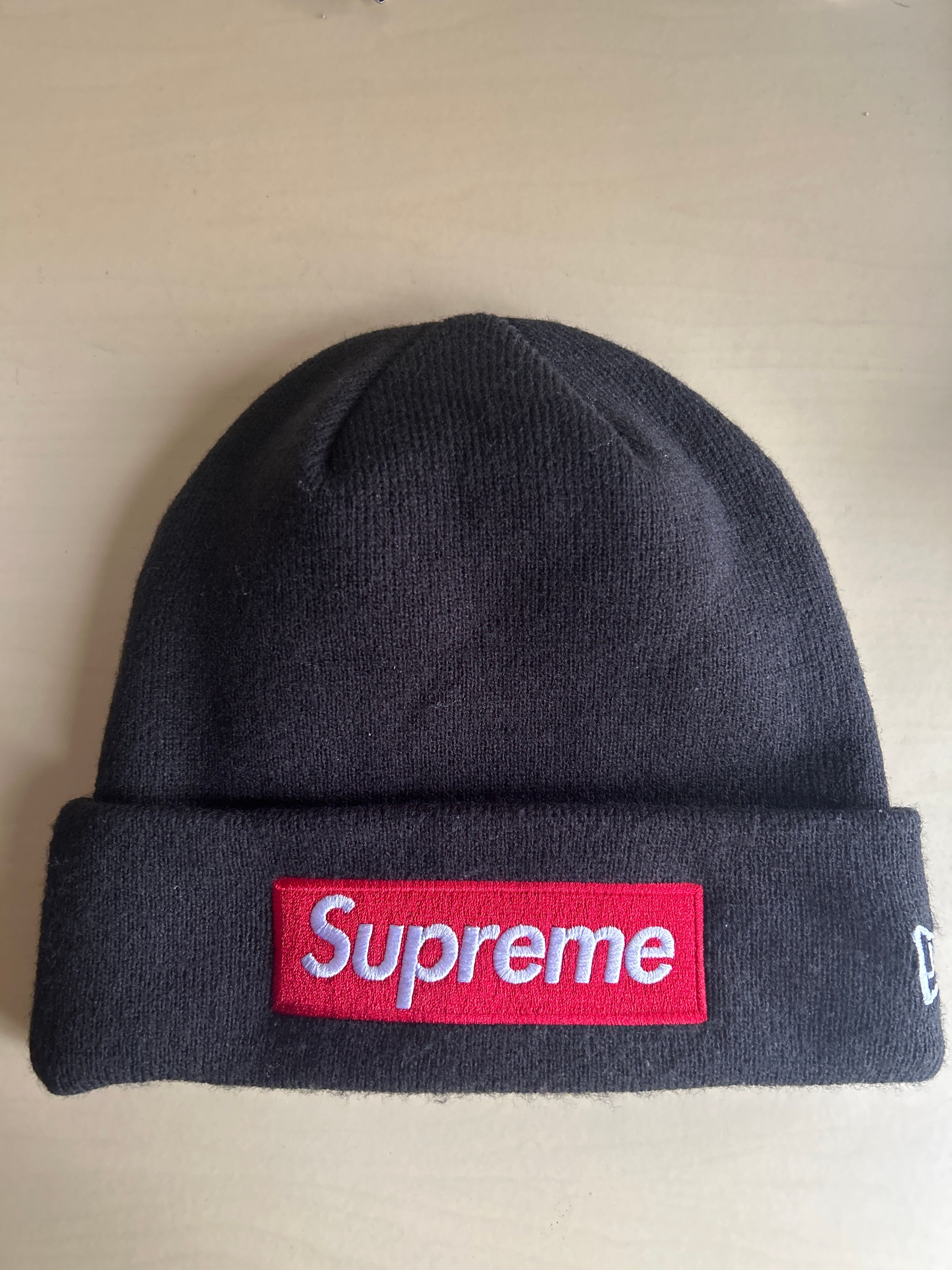 Supreme New Era Box Logo Beanie "Black"