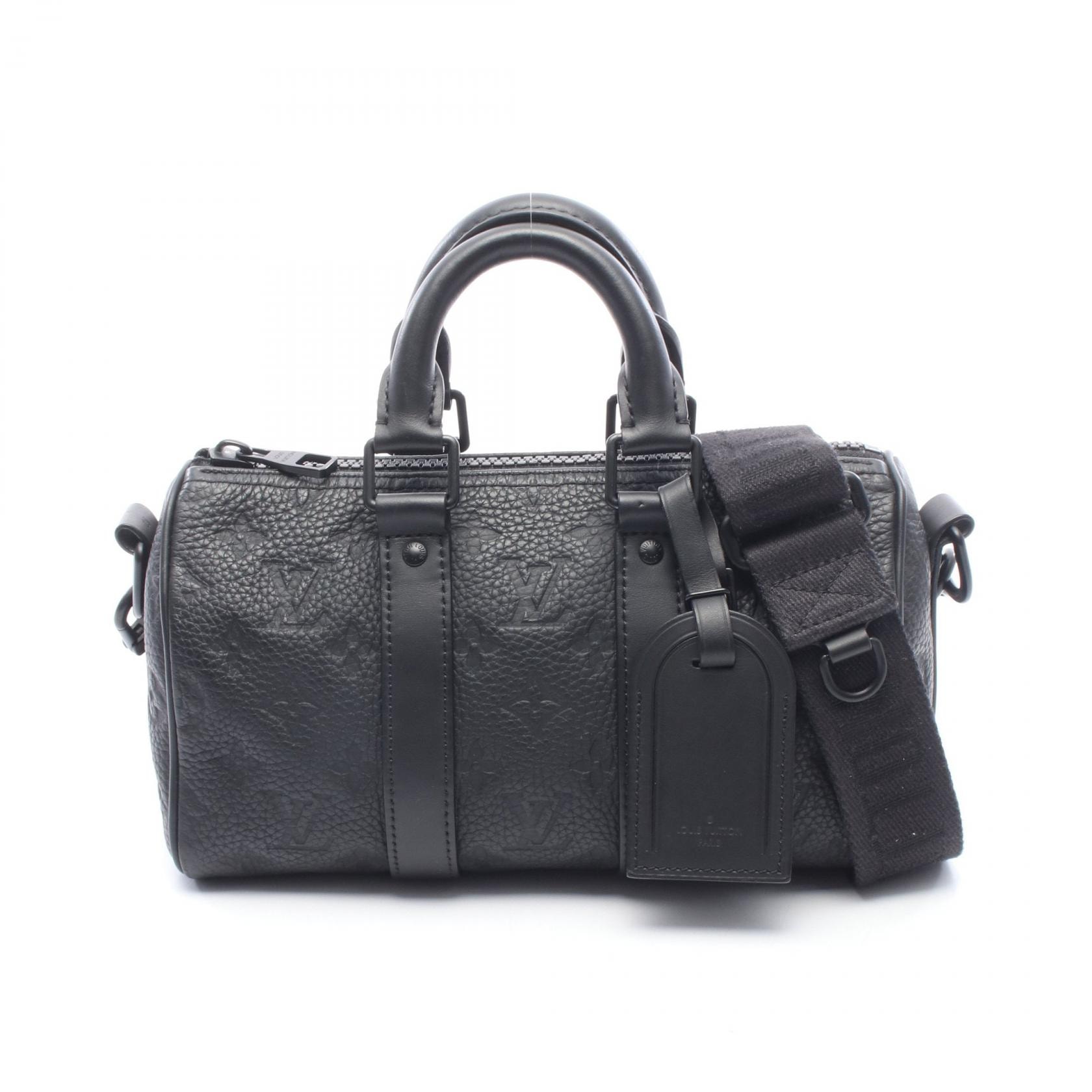 ルイ・ヴィトン LOUIS VUITTON キーポル バンドリエール25 2WAY ハンドバッグ バッグ レザー モノグラム・トリヨンレザー ノワール メンズ ブラック系 M20900 【中古】
