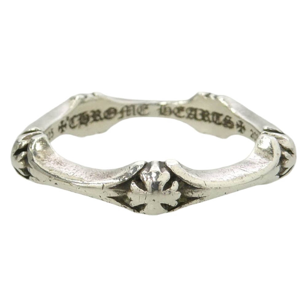 CHROME HEARTS クロムハーツ(原本無) PLUS AND BONE RING プラスアンドボーン リング シルバー系 21.5号【中古】