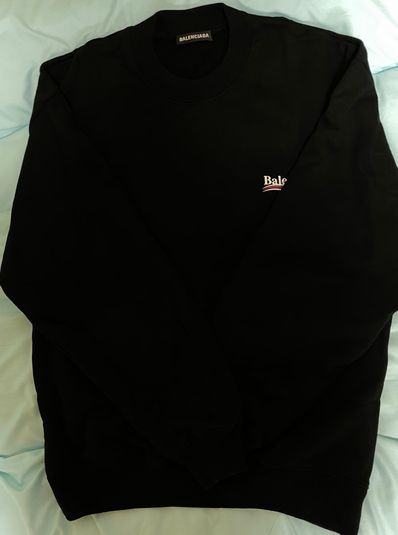 BALENCIAGA Political Campaign Hoodie "Black"