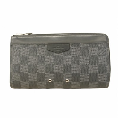 ★最終価格【6cd4655】ルイヴィトン 長財布 ダミエ・グラフィット ジッピードラゴンヌ N60379 ブラック【中古】メンズ