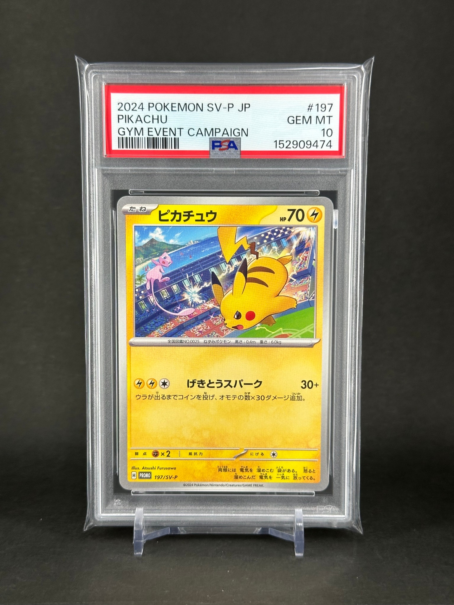 ピカチュウ P [SV-P 197](プロモーションカード「WCS2024 開催記念