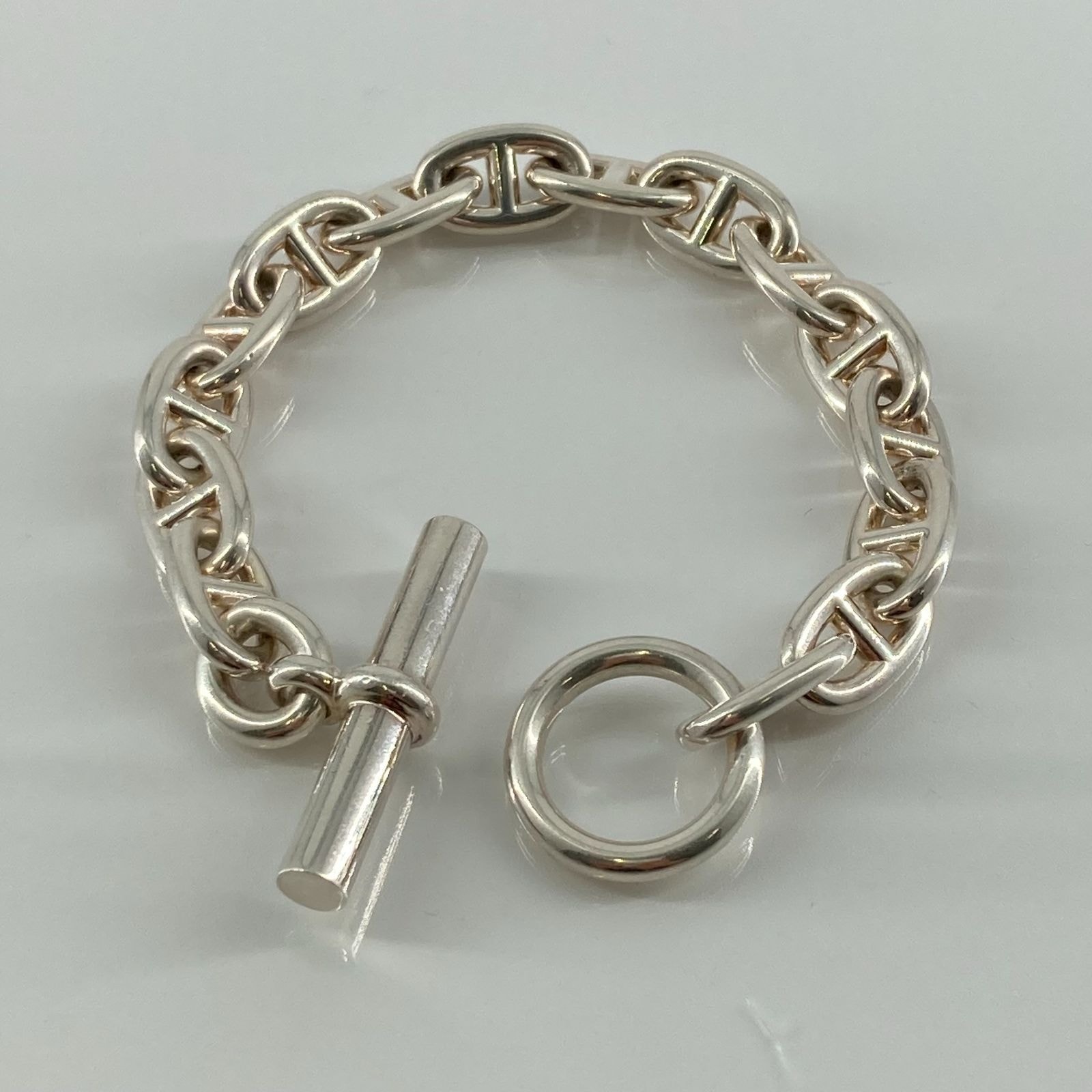 Hermes Chaine D'ancre MM Bracelet "Silver"
