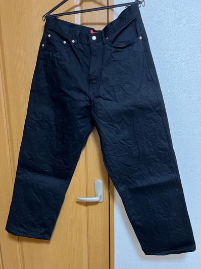 Supreme Baggy Selvedge Jean (25FW) "Rigid Black"