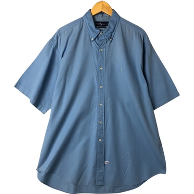 古着 ラルフローレン Ralph Lauren 半袖 ボタンダウンシャツ メンズXL相当/eaa551141