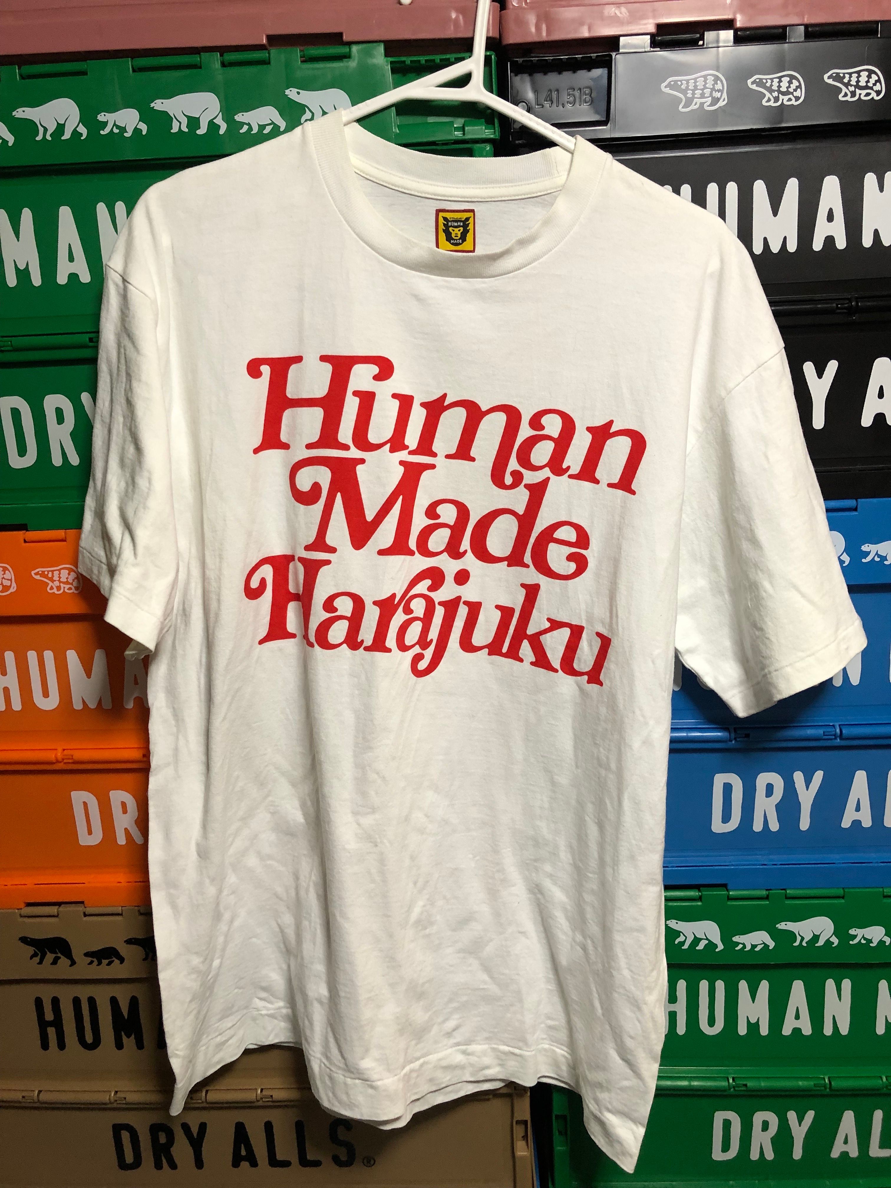 HUMAN MADE Girls Don't Cry Harajuku T-Shirt #2 "White" / VERDY