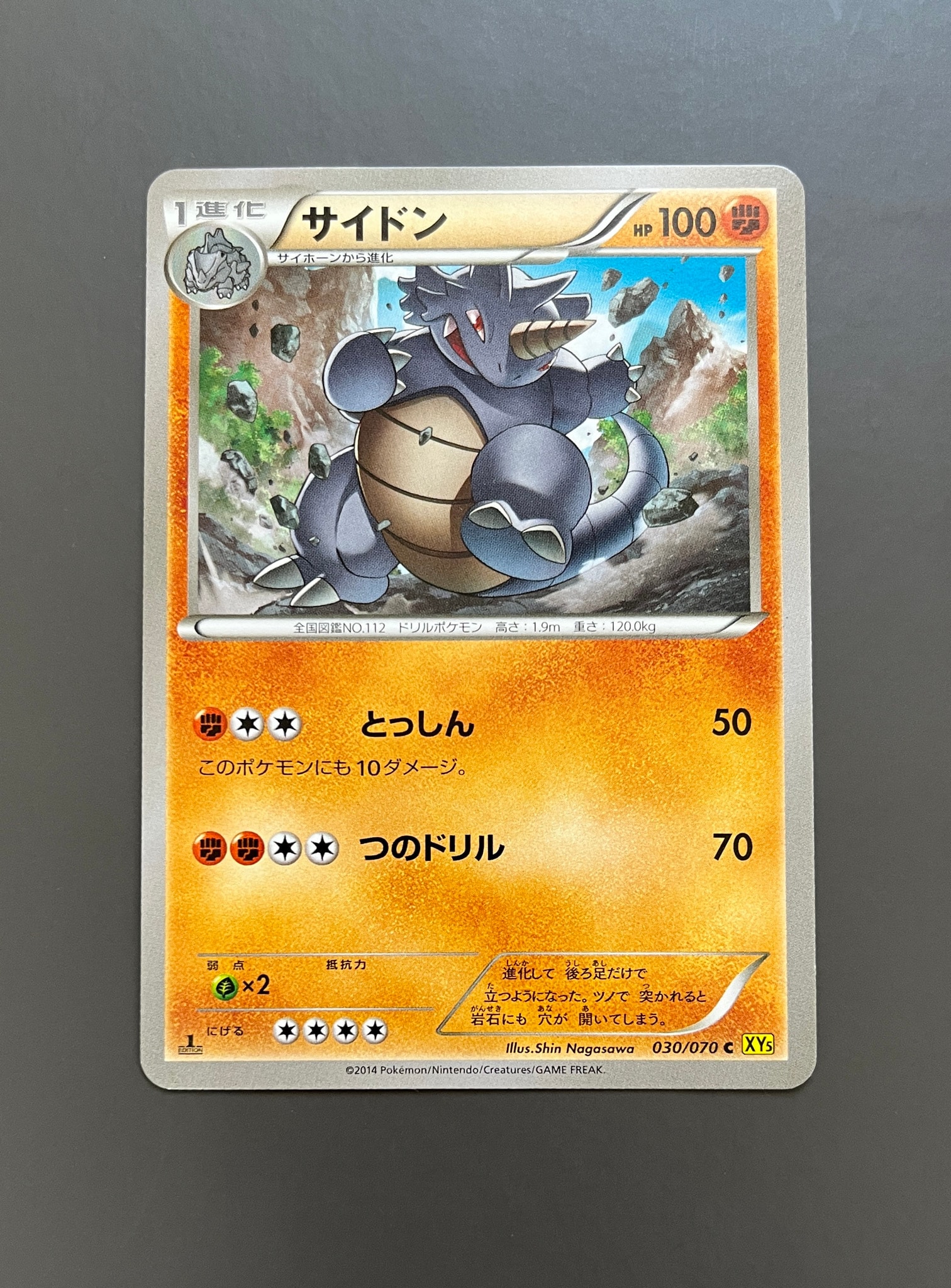 サイドン C :1ED [XY5 030/070](拡張パック「ガイアボルケーノ」)
