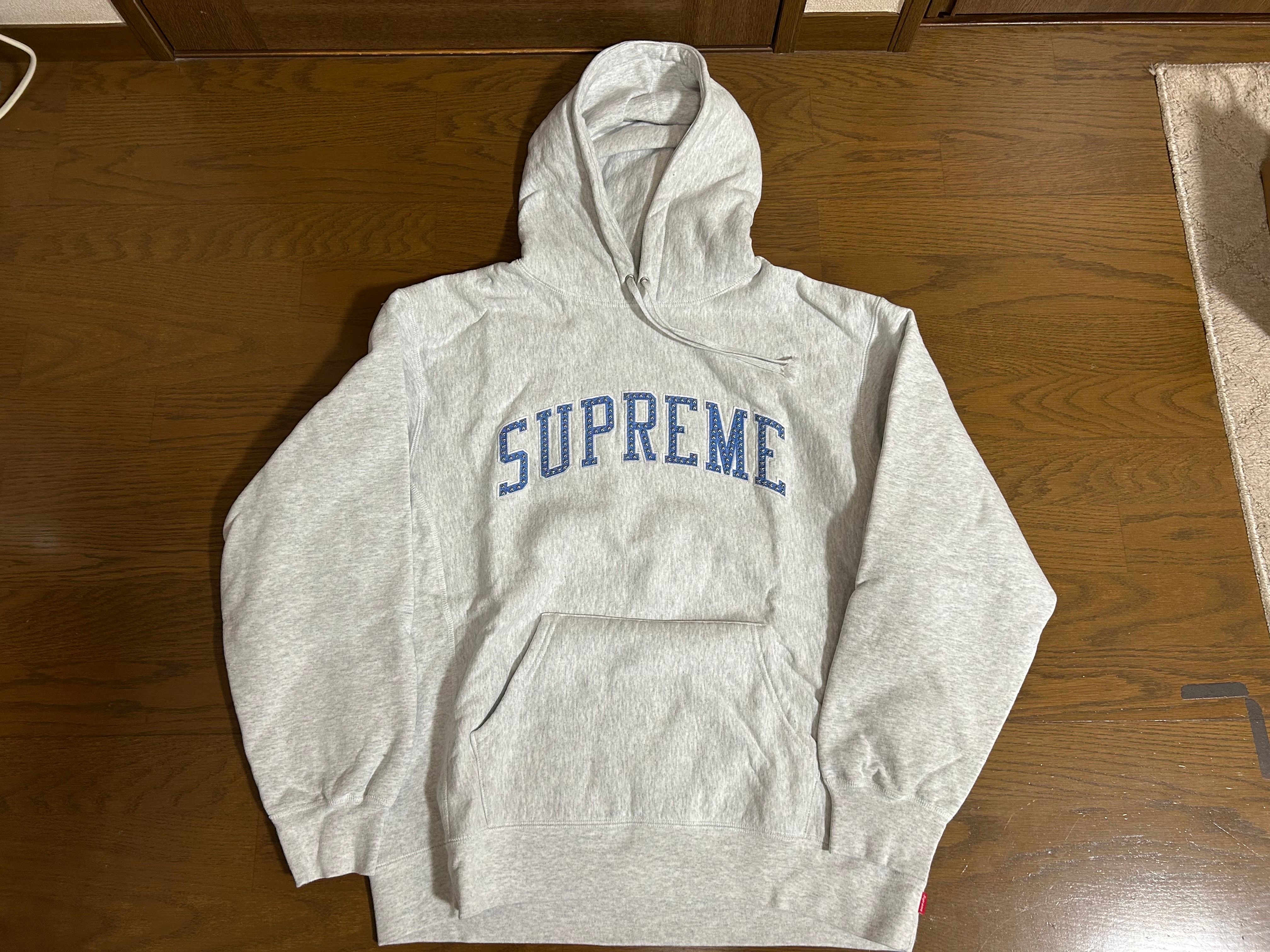 Supreme Stars Arc Hooded Sweatshirt "Ash Grey"